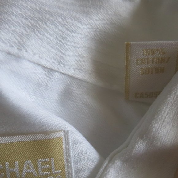 Michael Michael Kors Slim Fit Non Iron Long Sleeve Shirt  - Size 15.5 - 34/35 - Picture 7 of 7